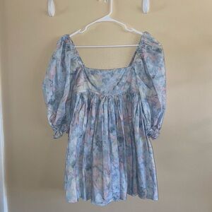Floral Puff Sleeve Dress